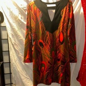 Tracy Negoshian Vibrant Colors Dress Size m